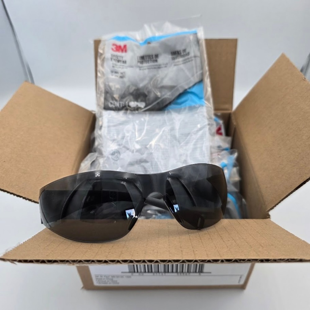 10 PK 3M Outdoor Safety Eyewear Anti Fog‎  Secure Fit Tinted   UV Protection